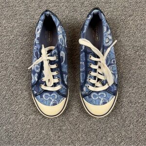 Coach Blue and White Women's Sneakers